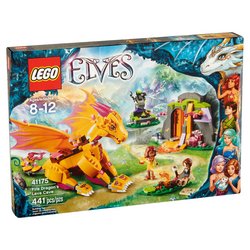 LEGO Elves Fire Dragon's Lava Cave 41175